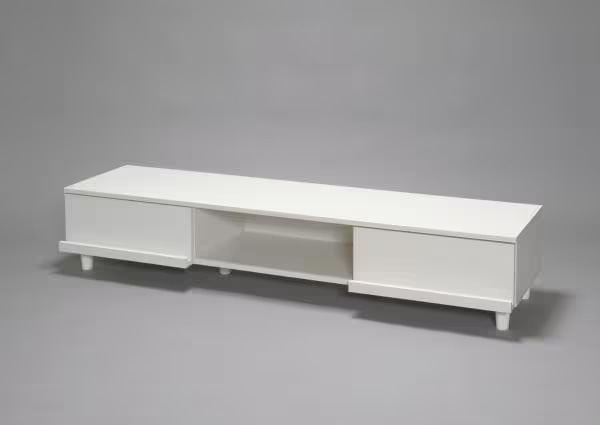 AVボード ボックスタイプ 幅約150cm オフホワイト