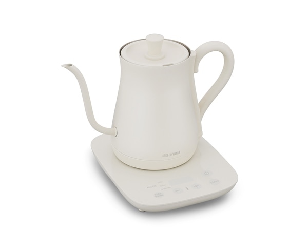 電気ケトル 温度調節付 ホワイト