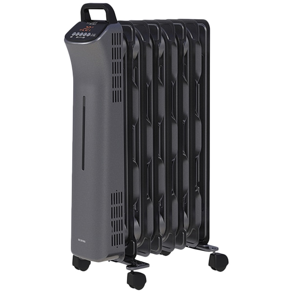 ウェーブ型オイルヒーター マイコン式 24h入切タイマー付 ブラック