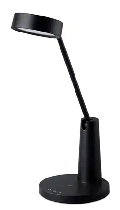 LEDデスクライト Qi充電シリーズ 平置きタイプ 調光・調色 ブラック