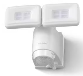 乾電池式LED防犯センサーライト パールホワイト