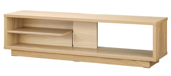 オープンテレビ台 スタンダードタイプ 幅約120cm ナチュラル