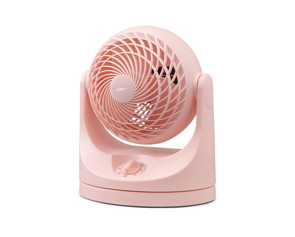サーキュレーター 8畳 首振り マカロン型 ピンク
