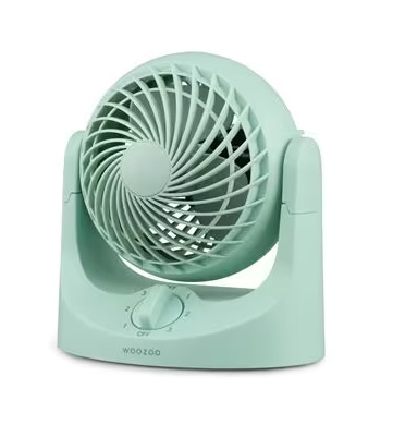 卓上扇 マカロンmini 固定式 グリーン