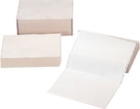 汎用用紙 15x11 2P:黒発色-3ライン罫線右ミシン1本