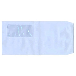 窓付封筒 長3(アクア)