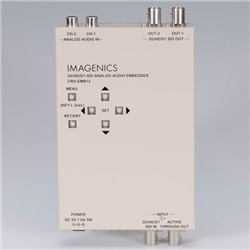3G/HD/D1-SDI アナログオーディオエンベダー