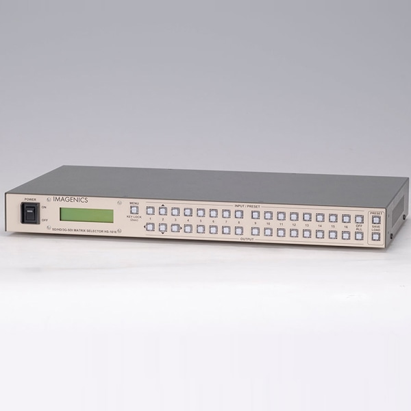 16入力16出力SDIマトリックスセレクター