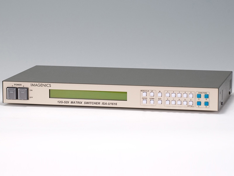 4入力8出力12G-SDIマトリックススイッチャー