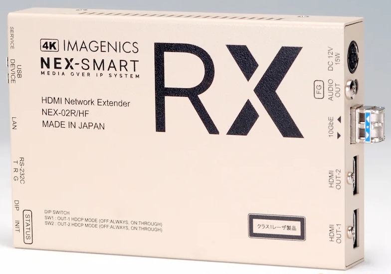 HDMIネットワーク受信器（シングルモードファイバーケーブル伝送タイプ）