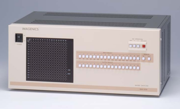 16入力16出力音声マトリックススイッチャー