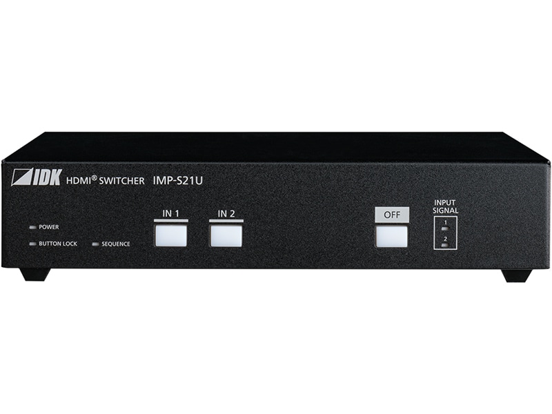 2入力1出力 4K60Hz対応 HDMI切替器