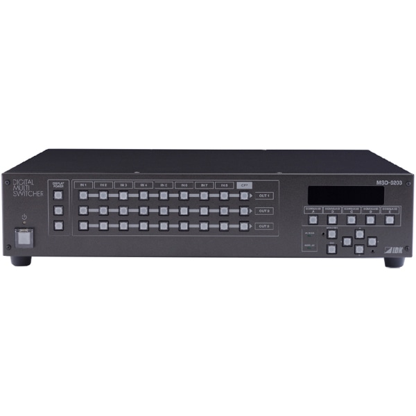 4K対応スキャンコンバータ内蔵デジタルマルチスイッチャ