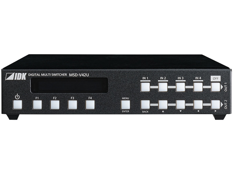 4入力2出力 4K@60対応 デジタルマルチスイッチャー SDVoE出力モデル