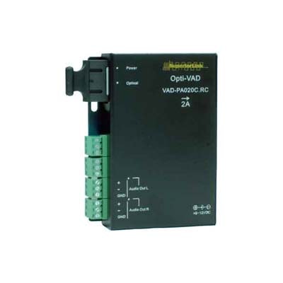 2系統音声光ファイバー伝送 受信器