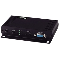 VGA・音声信号CAT5伝送受信器（色ずれ補正/再延長機能付）