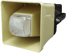 屋外型フラッシュライト付スピーカー