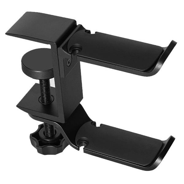 アルミダブルデスクフック ブラック