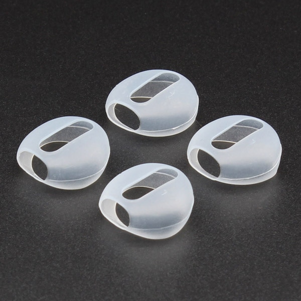 AirPods用イヤーフィットシリコンジャケット クリア