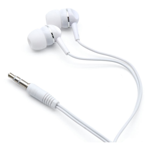 密閉カナル型ステレオイヤホン 高音重視タイプ ホワイト