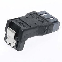 Bullet シリアルATA片下L型変換アダプタ