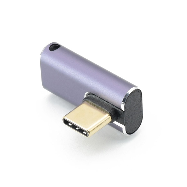 PD EPR240W対応Type-C変換コネクタ 直角L型SLIM