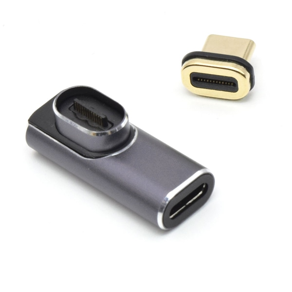 TYPE-Cマグネット変換コネクタ 直角L型SLIM