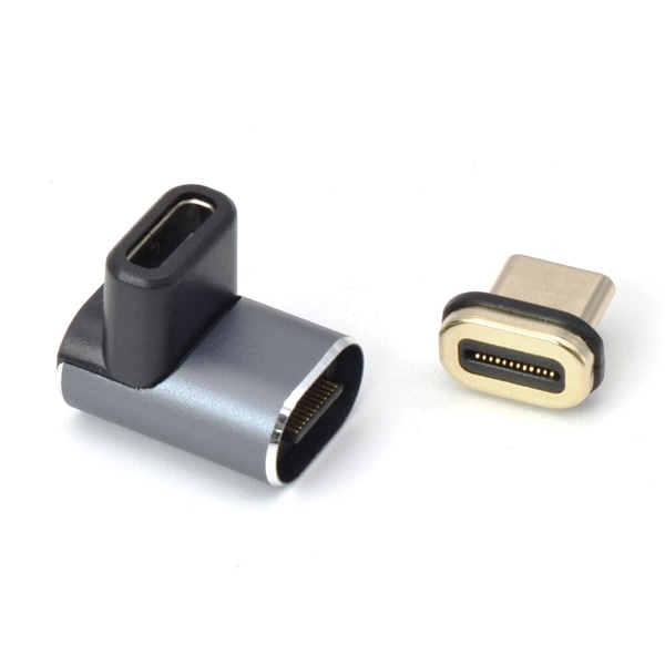 TYPE-Cマグネット変換コネクタ 垂直L型SLIM