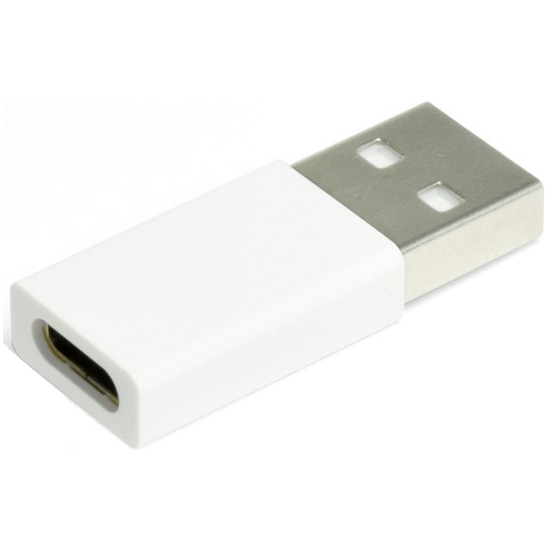 TypeC→USB2.0(A)オス変換コネクター（ホワイト）