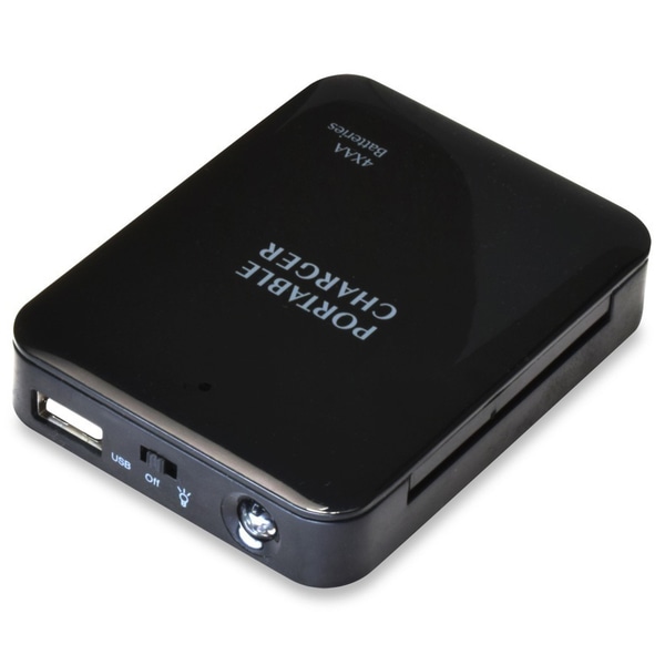 単3形電池を使えるUSB電池パック ブラック USB Type-Cケーブルセット