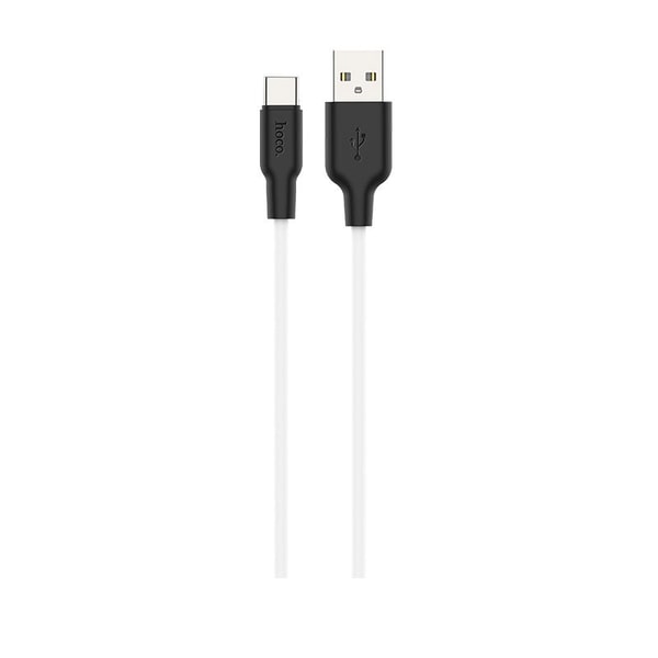 hoco X21Plus シリコン充電ケーブル Type-C 2.0m ホワイト