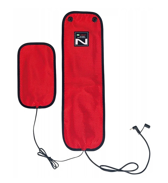 Nヒートベスト用発熱体（背中大1＋腹部小1）