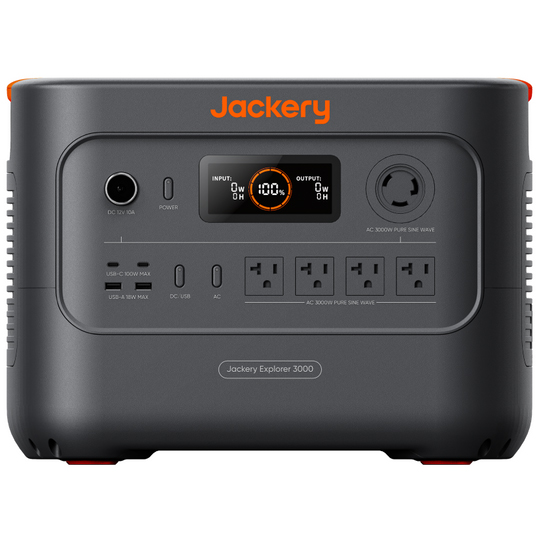 Jackery　ポータブル電源 3000 New　大容量3072Wh/高出力3000W/リン酸鉄リチウムイオン電池/防災推奨マーク取得