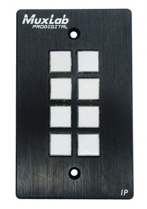 PoE対応8ボタンIPコントロールパネル