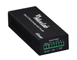 Dante対応2chアナログオーディオデコーダー