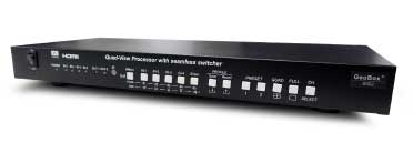 VNS GeoBox 画面合成機能付き4K HDMIシームレススイッチャー（4入力2出力）