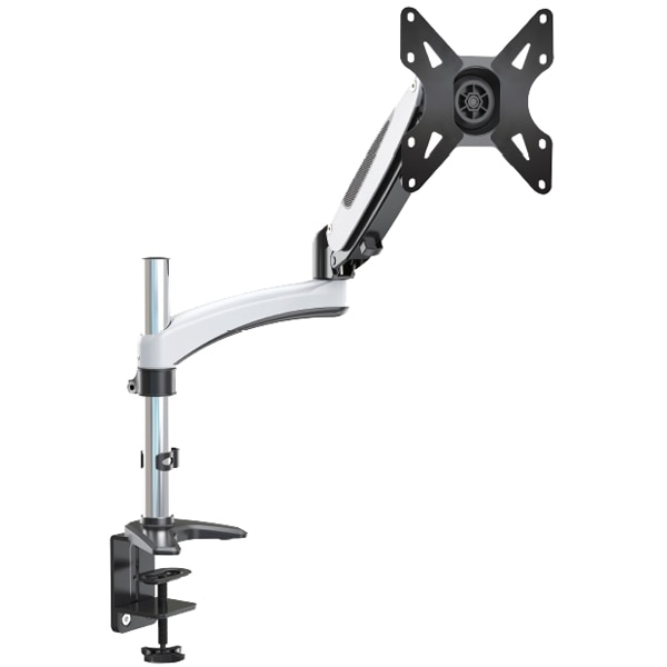 液晶ディスプレイアーム ガス式 クランプ対応 15-55インチ対応 耐荷重15kg 4軸/2年保証
