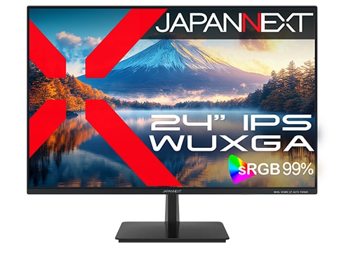 液晶ディスプレイ 24型/1920×1200/HDMI×1、VGA×1/ブラック/スピーカー無/2年保証