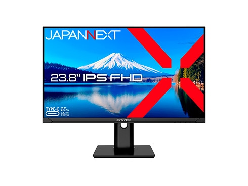液晶ディスプレイ 23.8型/1920×1080/USB Type-C×1、DP×1、HDMI×1/ブラック/スピーカー有/2年保証
