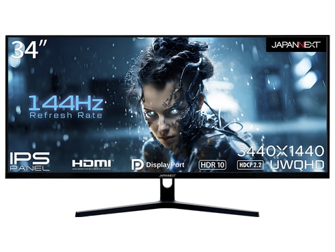 ゲーミング液晶ディスプレイ 34型/3840×2160/HDMI×2、DP×2/ブラック/スピーカー：有/2年保証