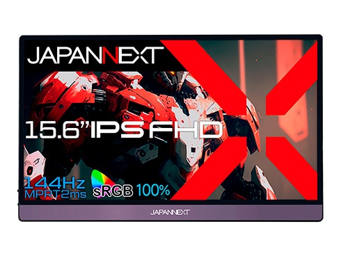 ゲーミング液晶ディスプレイ 15.6型/1920×1080/HDMI×1、USB-C×2/ブラック/スピーカー有/2年保証