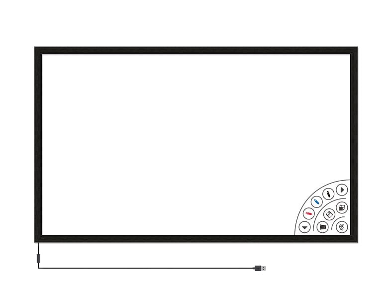 白板家55インチタッチフレームセット ブラック