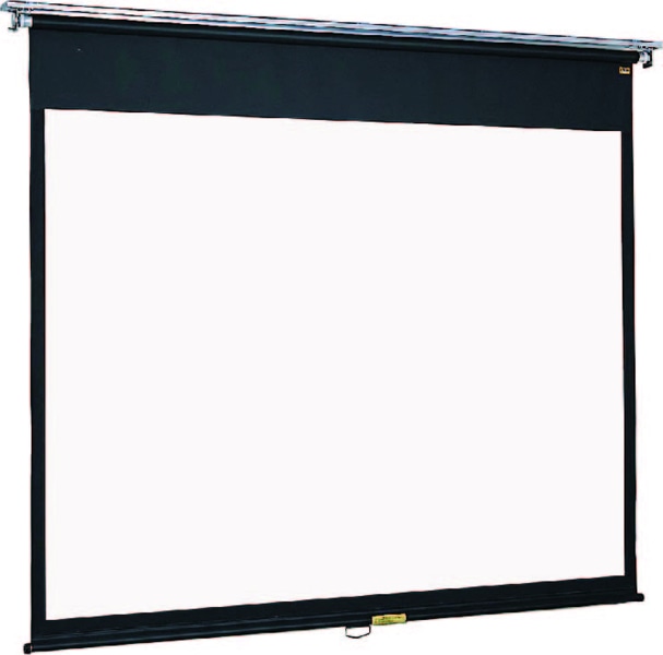 スプリング巻上スクリーン 天板タイプ 4:3/170型 ホワイト