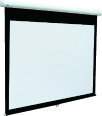 スプリング巻上スクリーン 120インチ ホワイト 16:9サイズ