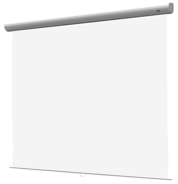 スプリング巻上スクリーン コストパフォーマンスモデル アスペクトフリーサイズ 80型 ホワイト