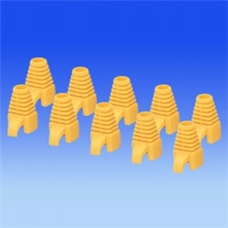 スマートプラグカバー タイプC 黄(10P/パック)