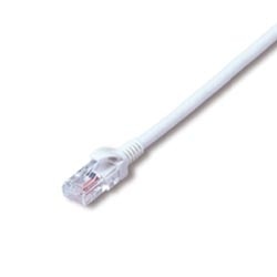 UTP 1000BASE-T対応LANケーブル コネクター付 白 より線導体 AWG24 X 4P 15m