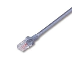 UTP 1000BASE-T対応LANケーブル コネクター付 シルバー より線導体 AWG24 X 4P 2m