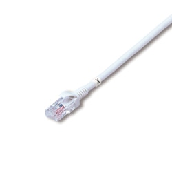 UTP LANクロスケーブル1000BASET- 白 より線導体 AWG24 X 4P 2m