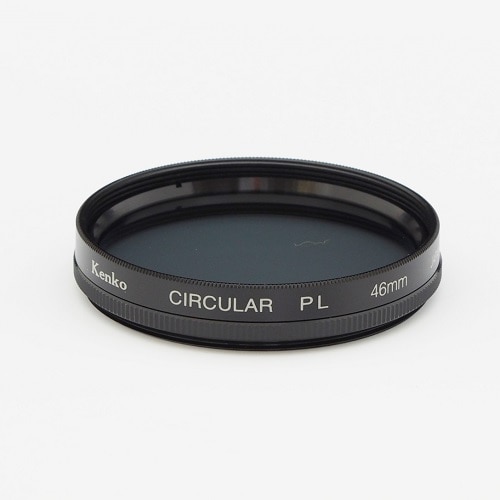 [コンパクトデジタルカメラ用フィルター] サーキュラーPL 黒枠 46mm